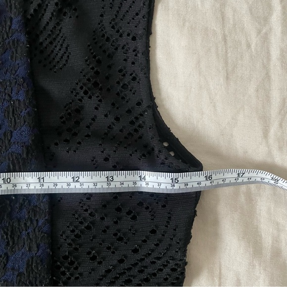 Anthropologie Moulinette Soeurs Larkin Dress, Navy/Black Size 2/Small - Picture 6 of 13